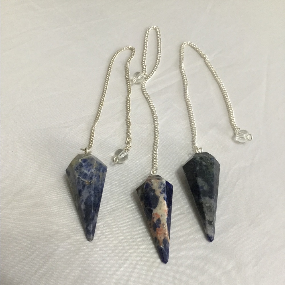 Sodalite Gemstone Pendulum